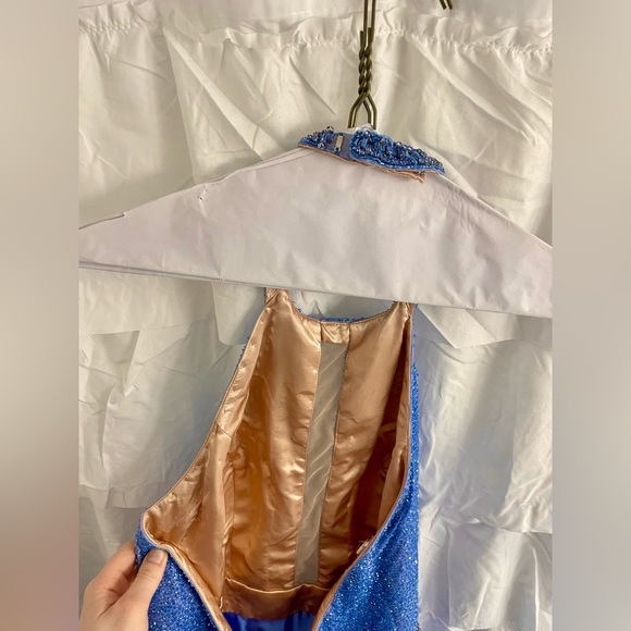 Sherri Hill Periwinkle Graduation Dress, Size 8 - Picture 5 of 8